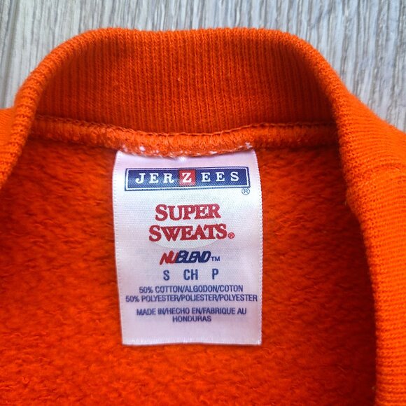vintage Jerzees Super Sweats orange sweatshirt, size S - Picture 2 of 3